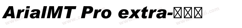ArialMT Pro extra字体转换